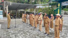 Apel Kerja dan Syawalan, Pemkal Mertelu Pererat Silaturahmi dan Tingkatkan Disiplin Pamong